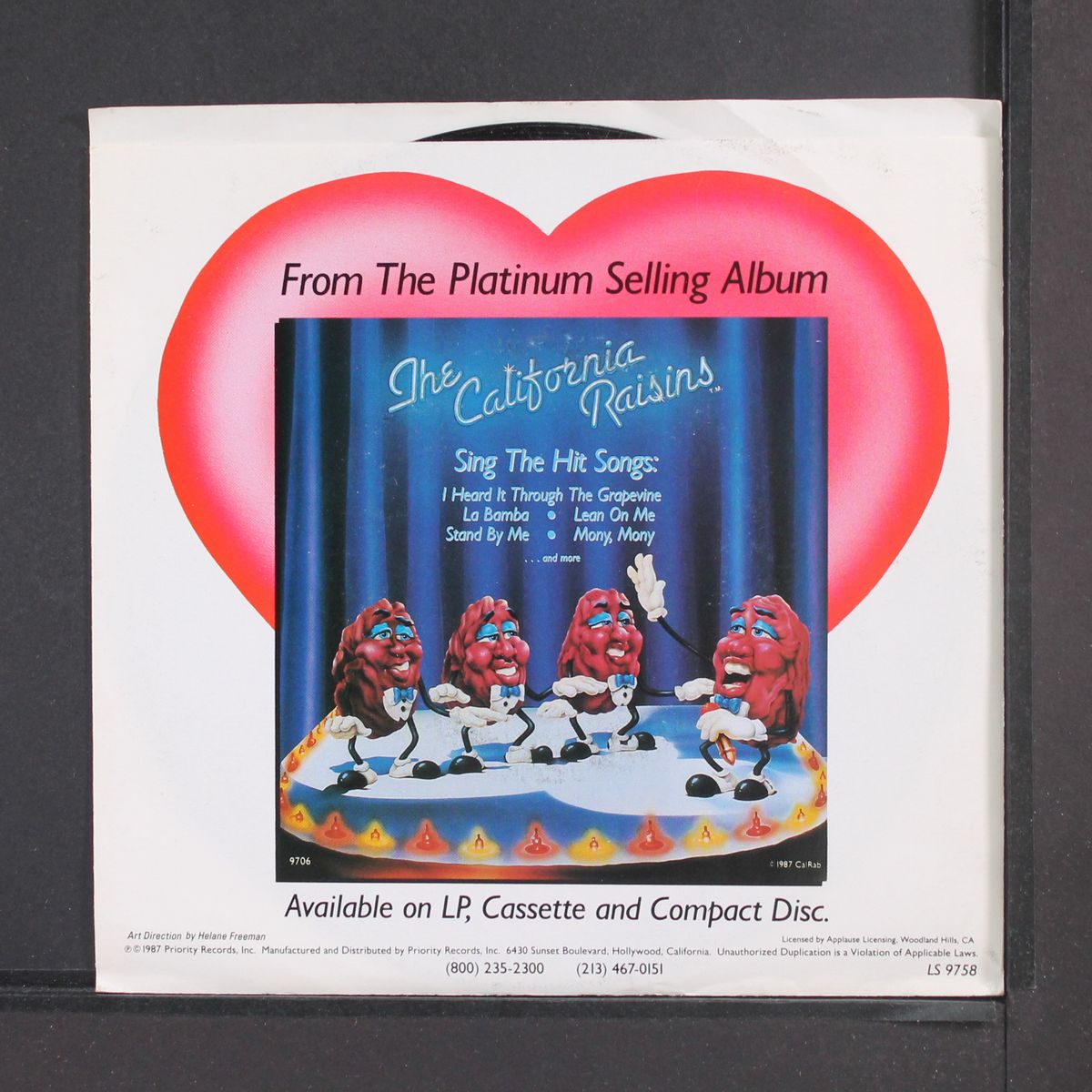 when a man loves a woman / sweet delicious & marvelous by BUDDY MILES & CALIFORNIA RAISINS