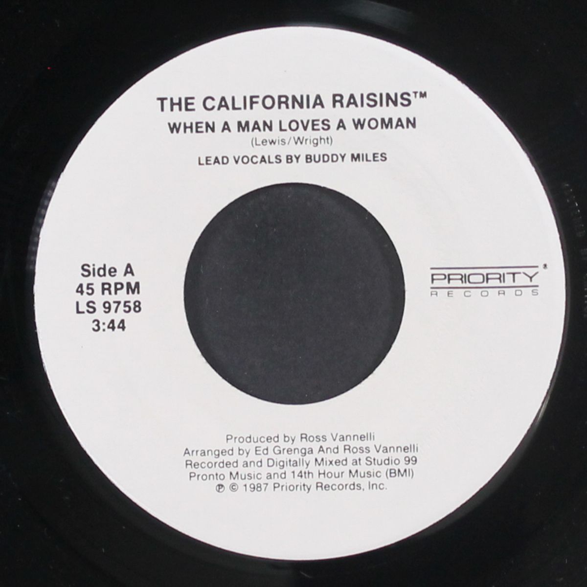 when a man loves a woman / sweet delicious & marvelous by BUDDY MILES & CALIFORNIA RAISINS