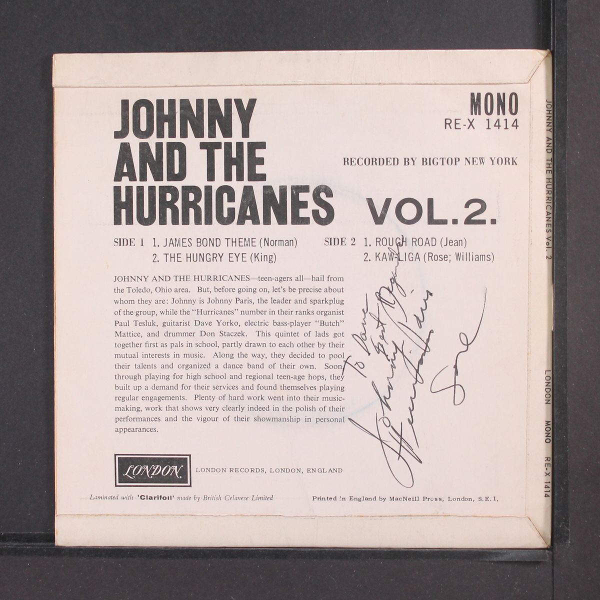 vol. 2 by JOHNNY & HURRICANES