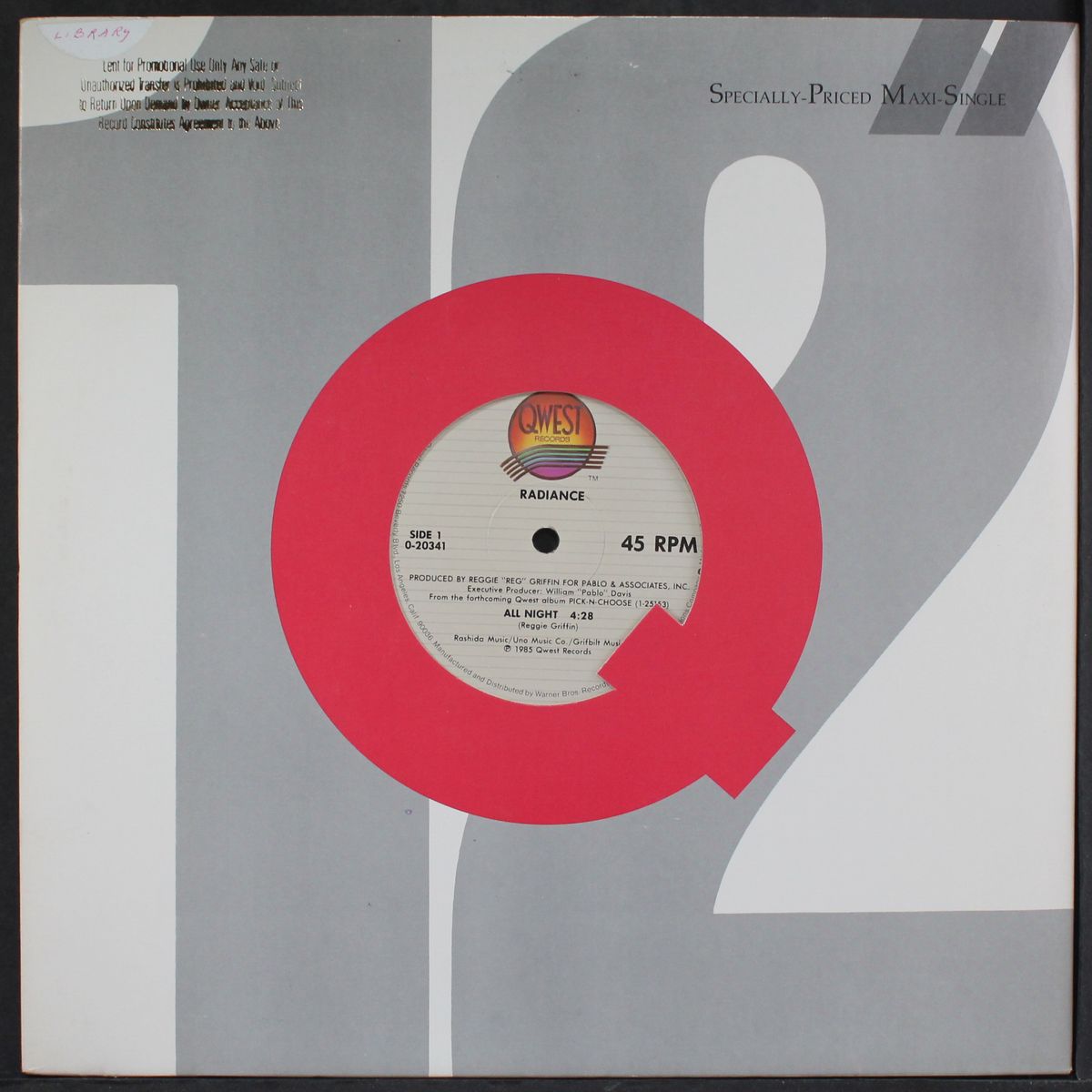 all night / where da freaks by RADIANCE