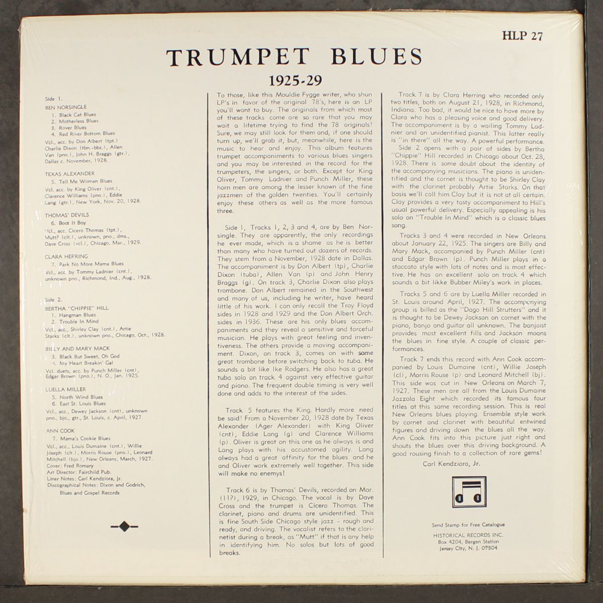 trumpet blues 1925-1929 by VARIOUS