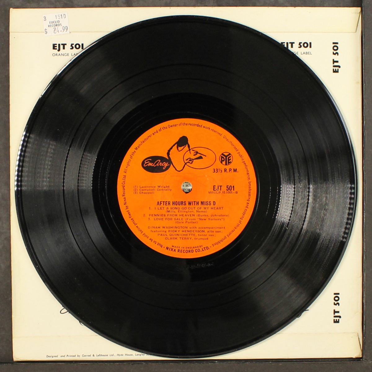 after hours with miss d by DINAH WASHINGTON
