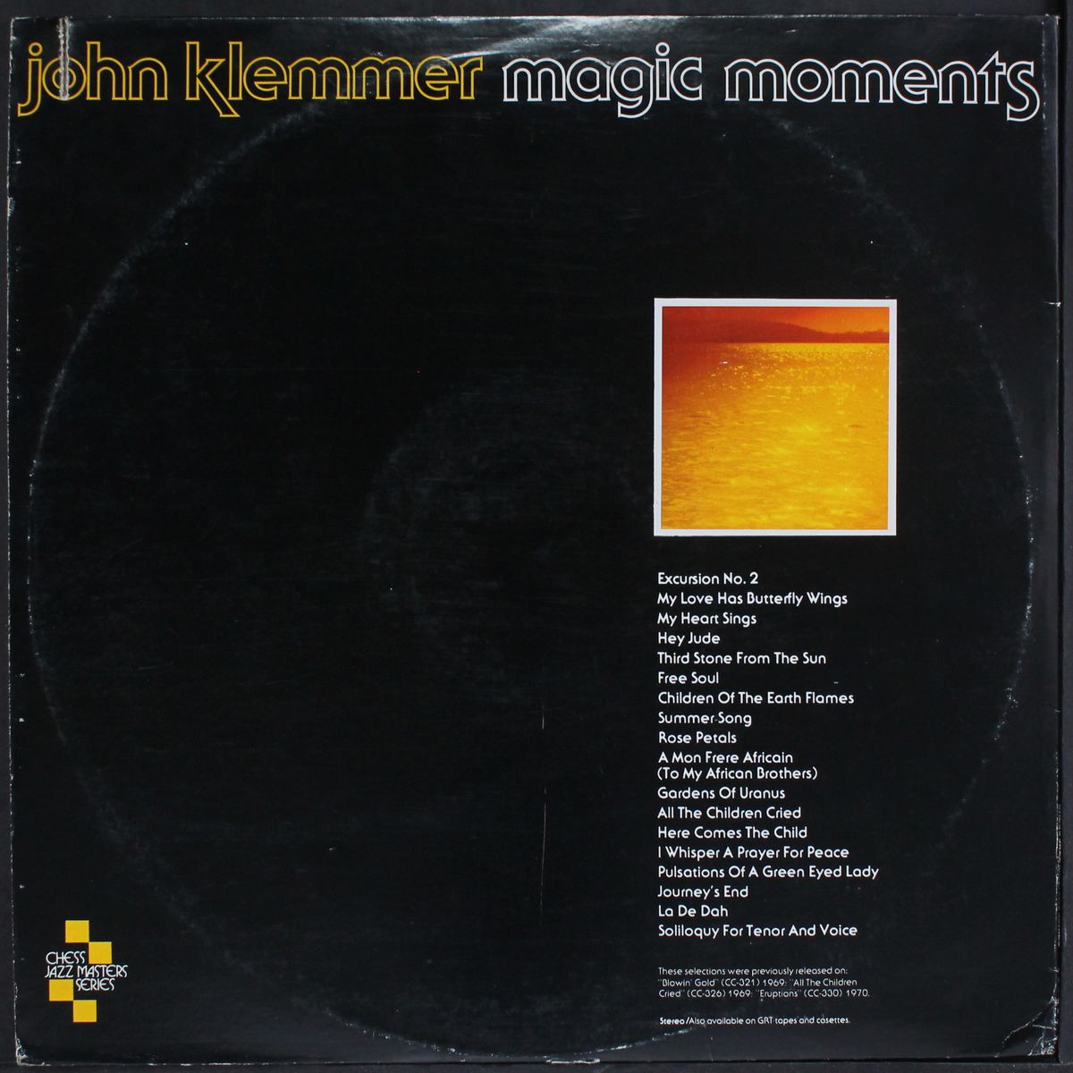 magic moments by JOHN KLEMMER