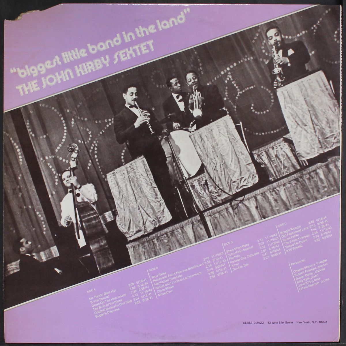biggest little band in the land by JOHN KIRBY