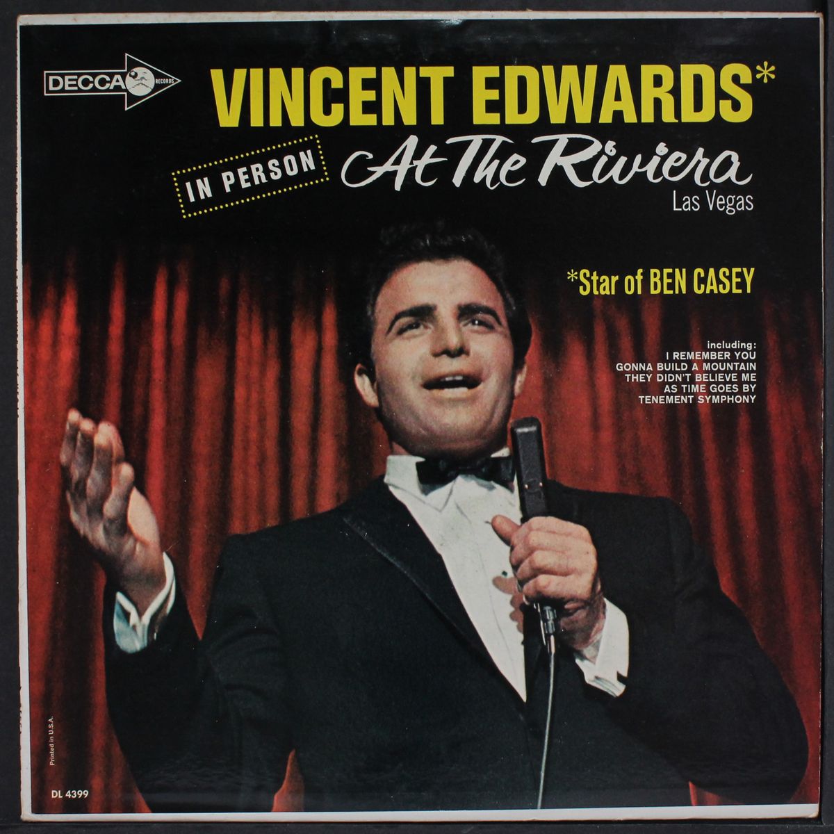 at the riviera by VINCENT EDWARDS