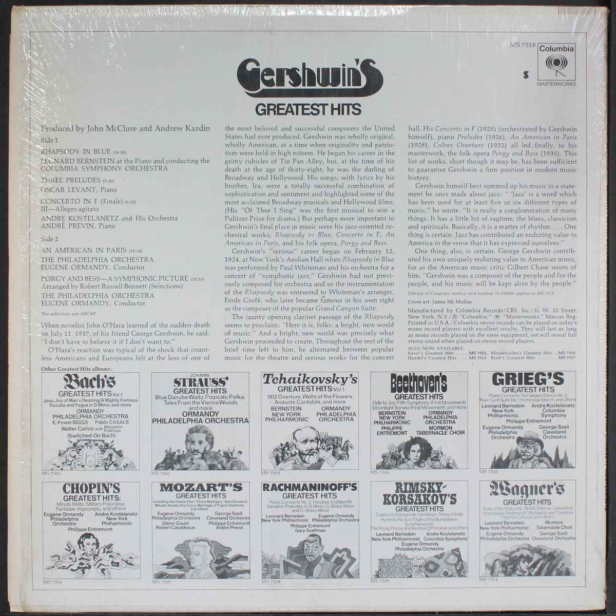 gershwin's greatest hits by VARIOUS