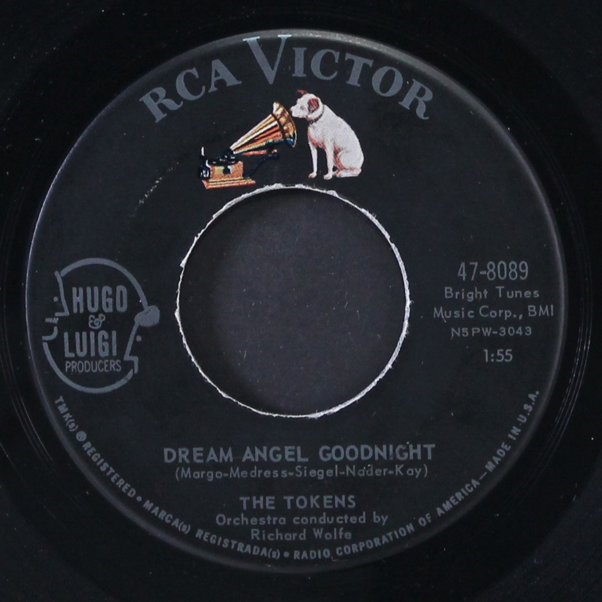dream angel goodnight / i'll do my crying tomorrow by TOKENS
