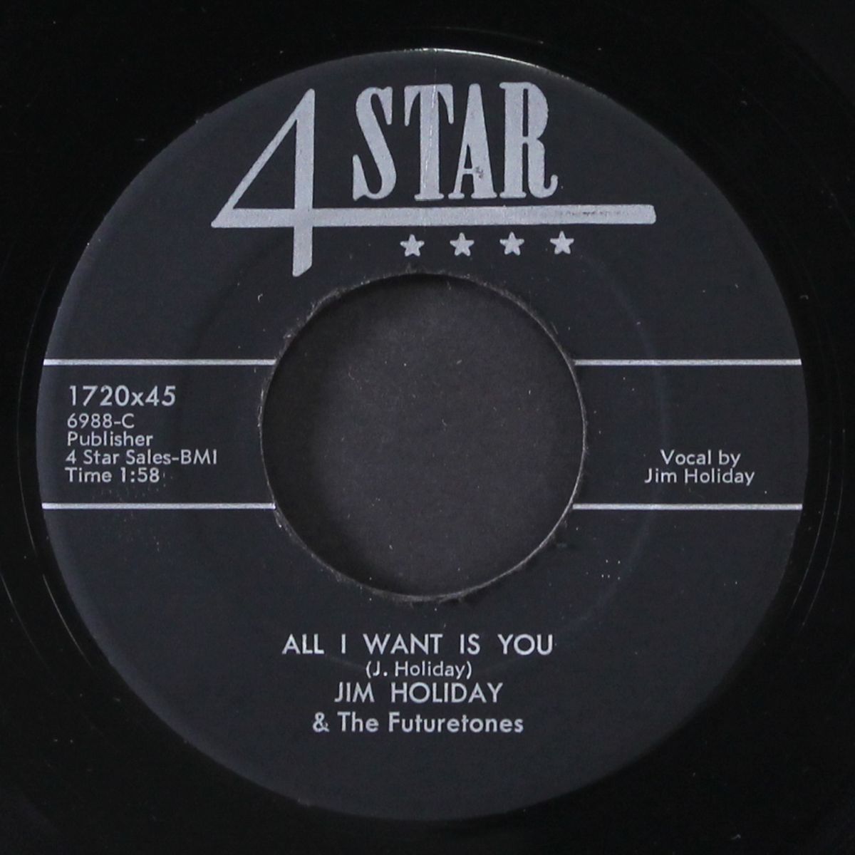 all i want is you / voice of the drums by JIM HOLIDAY & FUTURETONES