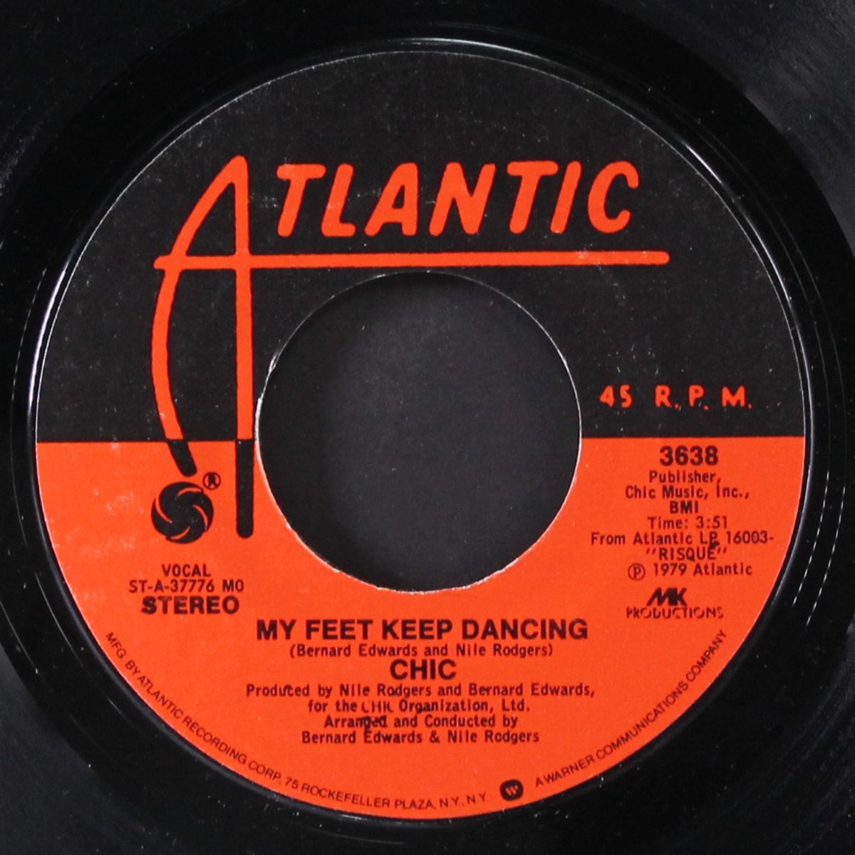will you cry / my feet keep dancing by CHIC