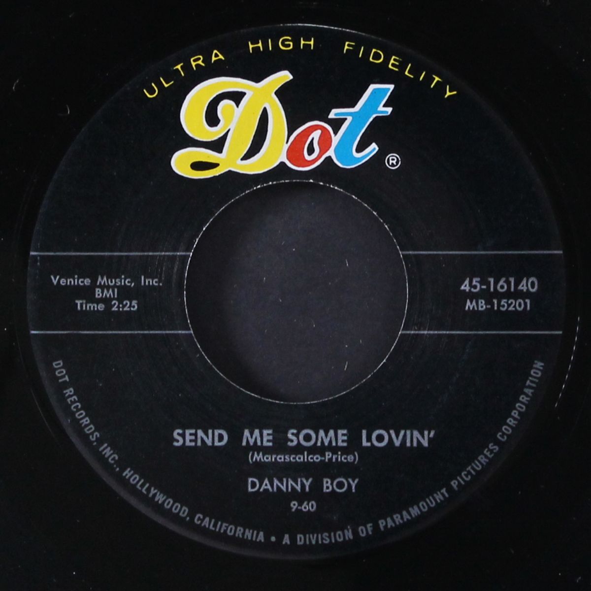 send me some lovin' / yea-de-a-hay by DANNY BOY
