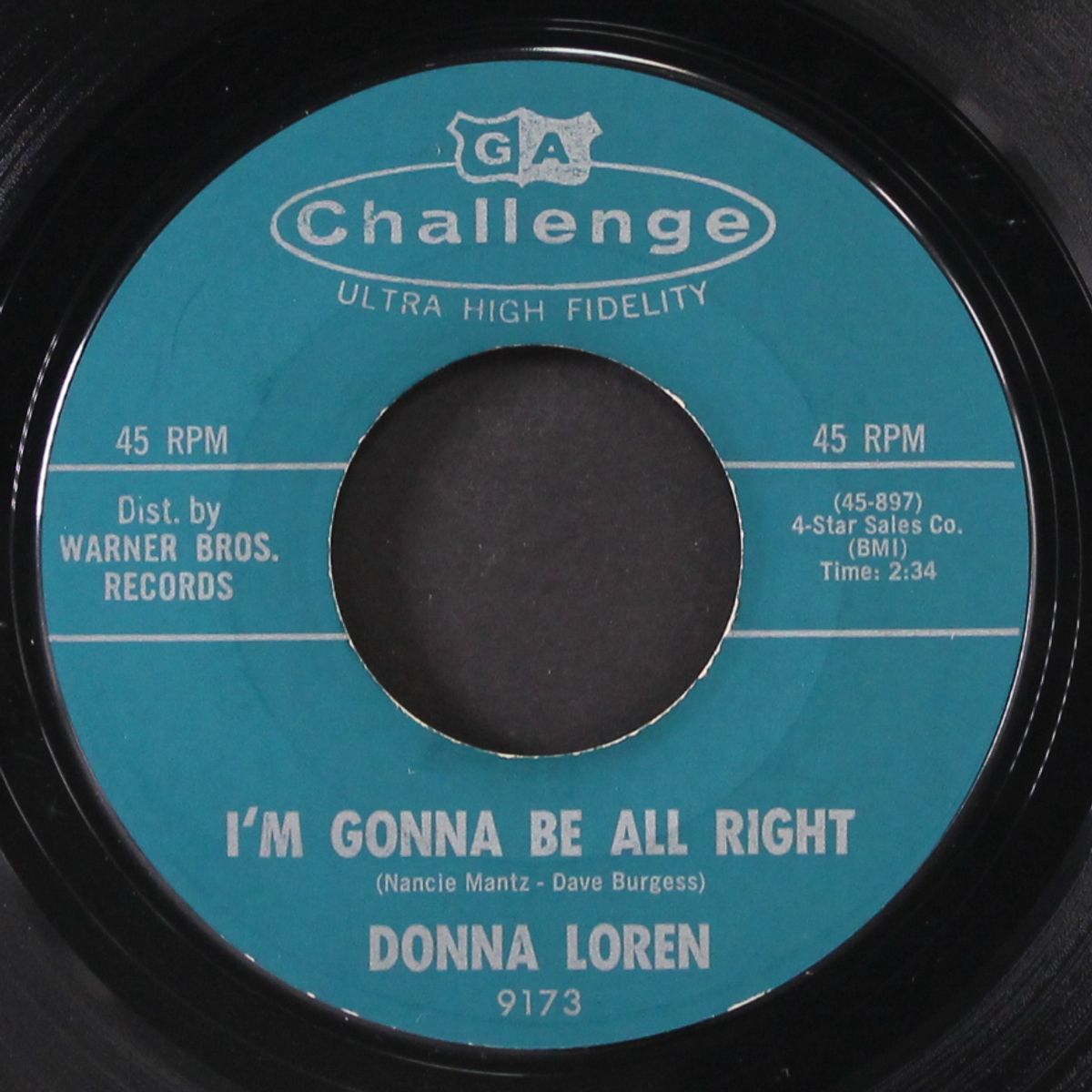 i'm in love with the ticket taker at the bijou movie / i'm gonna be all right by DONNA LOREN