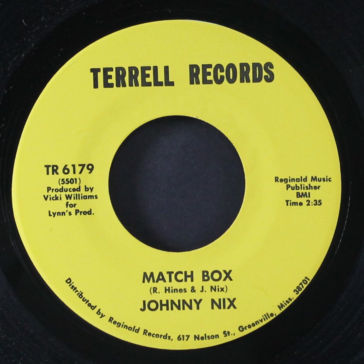 i got my brand on you / match box by JOHNNY NIX