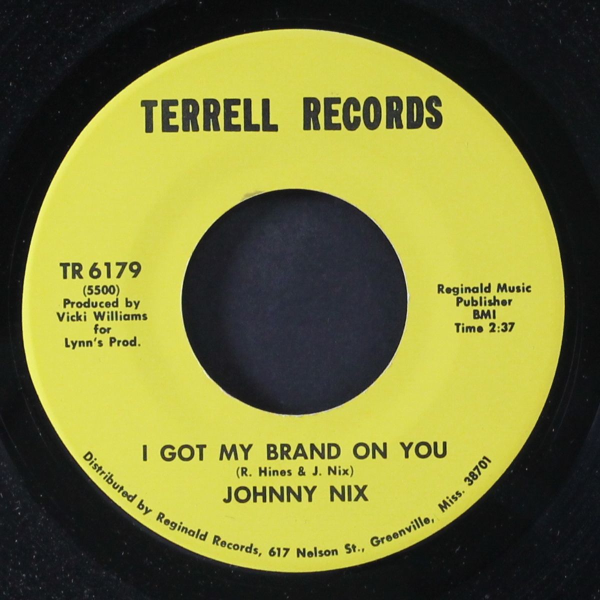 i got my brand on you / match box by JOHNNY NIX