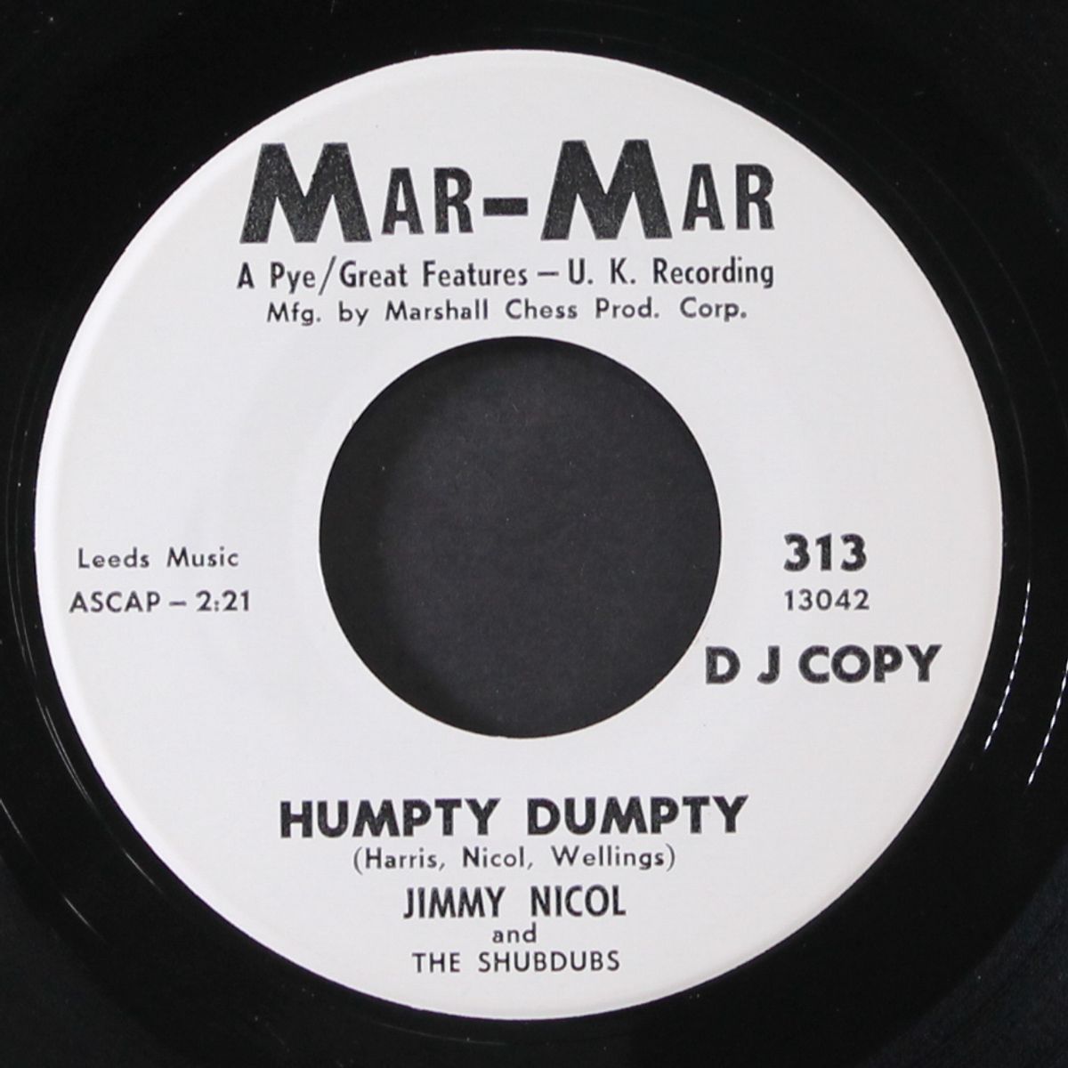 humpty dumpty / night train by JIMMY NICOL & SHUBDUBS