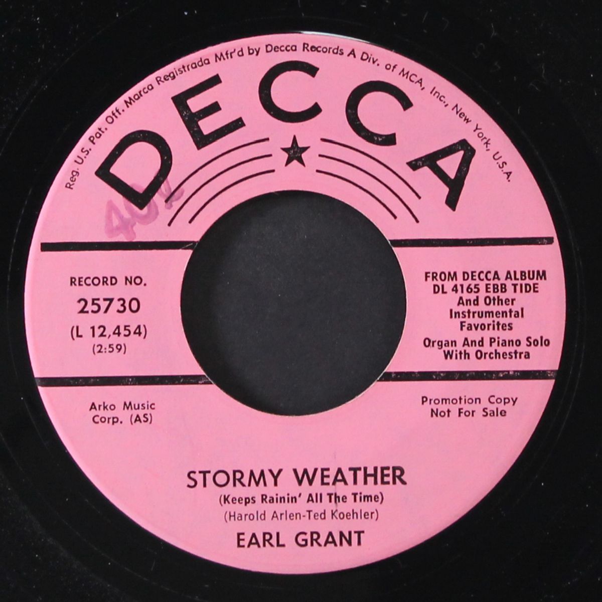 i miss you so / stormy weather by EARL GRANT