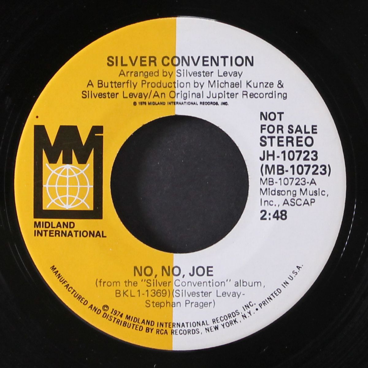no no joe / mono by SILVER CONVENTION