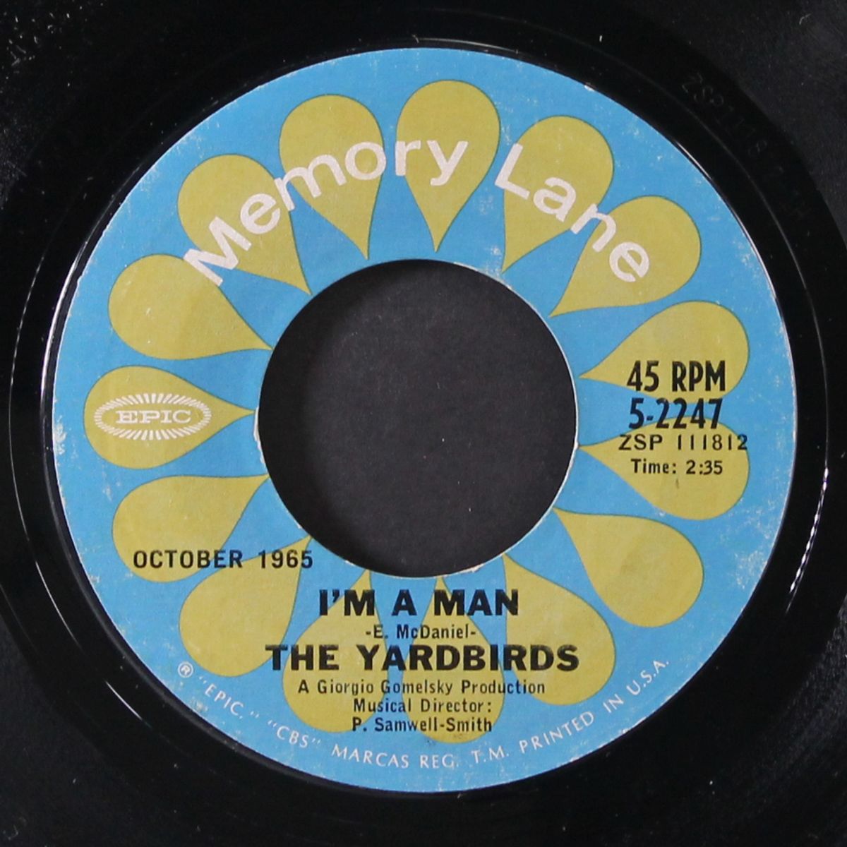 i'm a man / shapes of things by YARDBIRDS