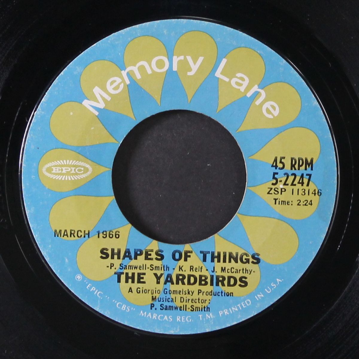 i'm a man / shapes of things by YARDBIRDS