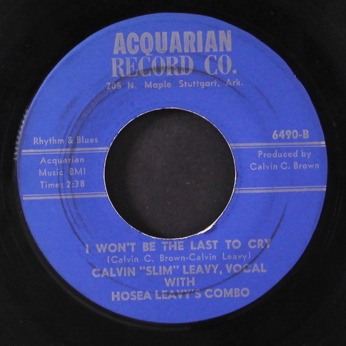 nothing but your love / i won't be the last one to cry by CALVIN 'SLIM' LEAVY