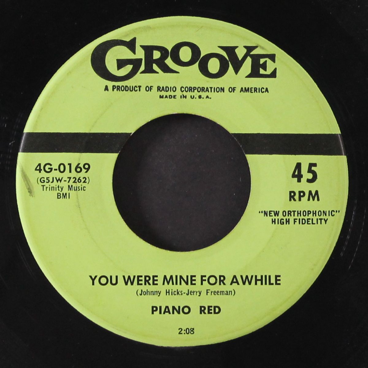 woo ee / you were mine for awhile by PIANO RED