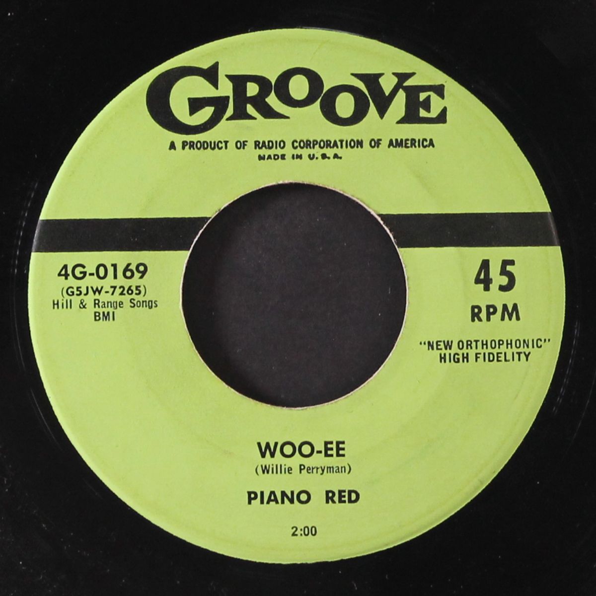 woo ee / you were mine for awhile by PIANO RED