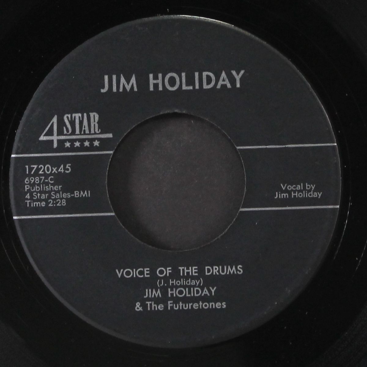 all i want is you / voice of the drums by JIM HOLIDAY & FUTURETONES