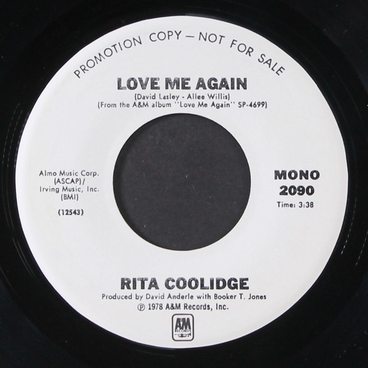 love me again / mono by RITA COOLIDGE
