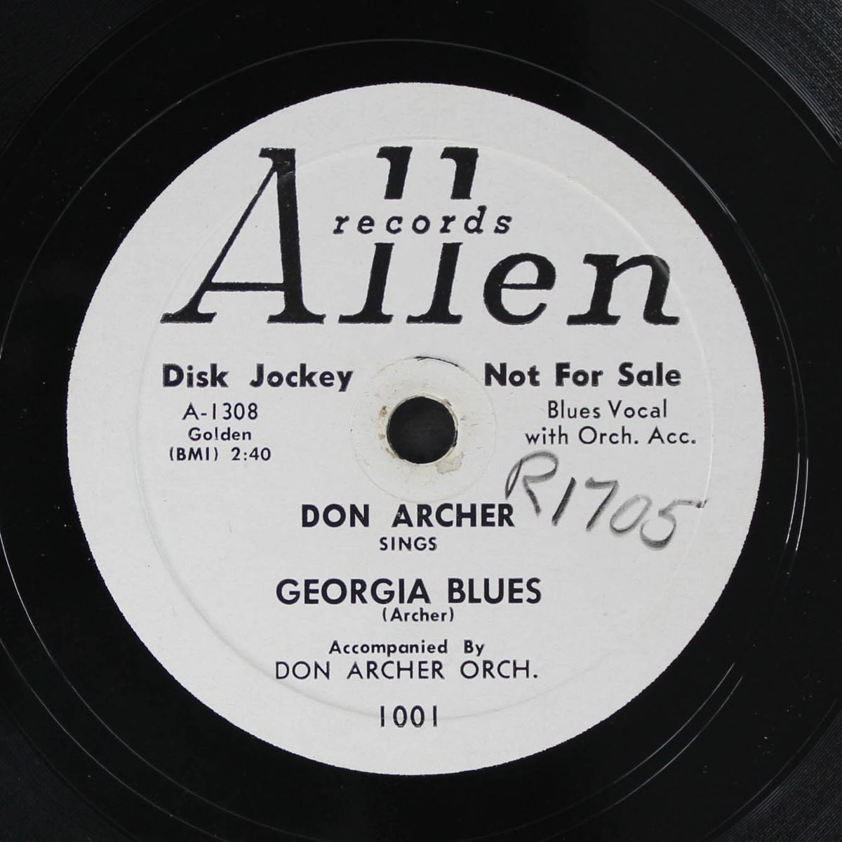fathead blues / georgia blues by DON ARCHER