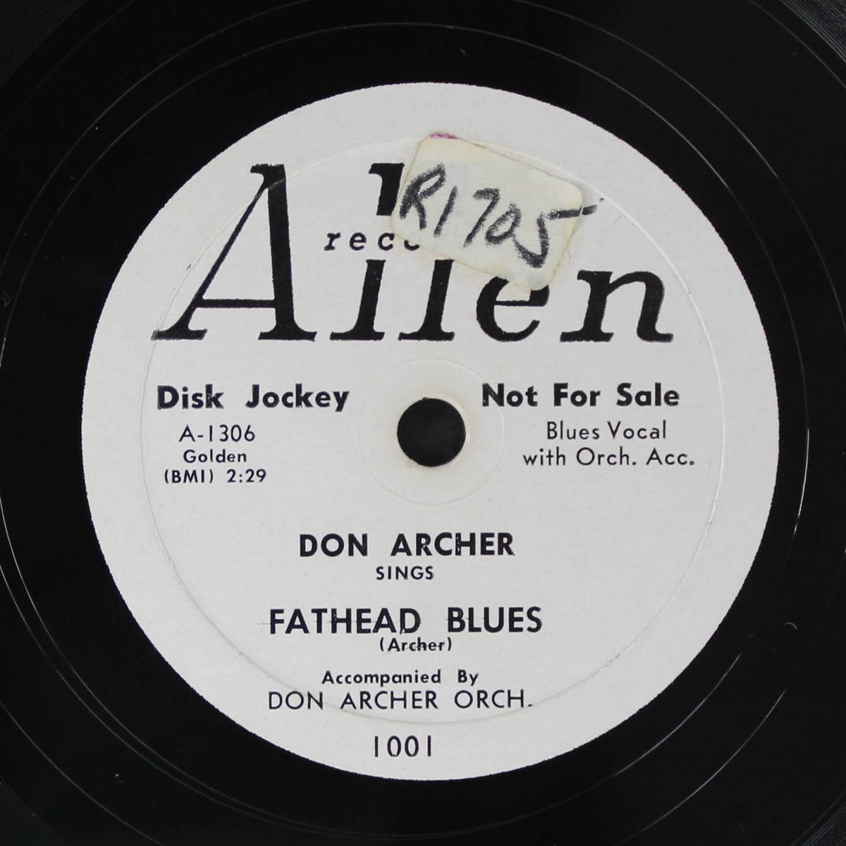 fathead blues / georgia blues by DON ARCHER