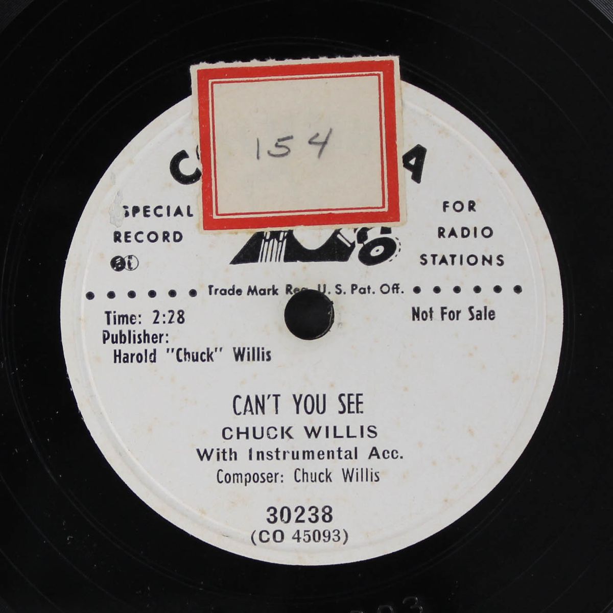 it ain't right to treat me wrong / can't you see by CHUCK WILLIS