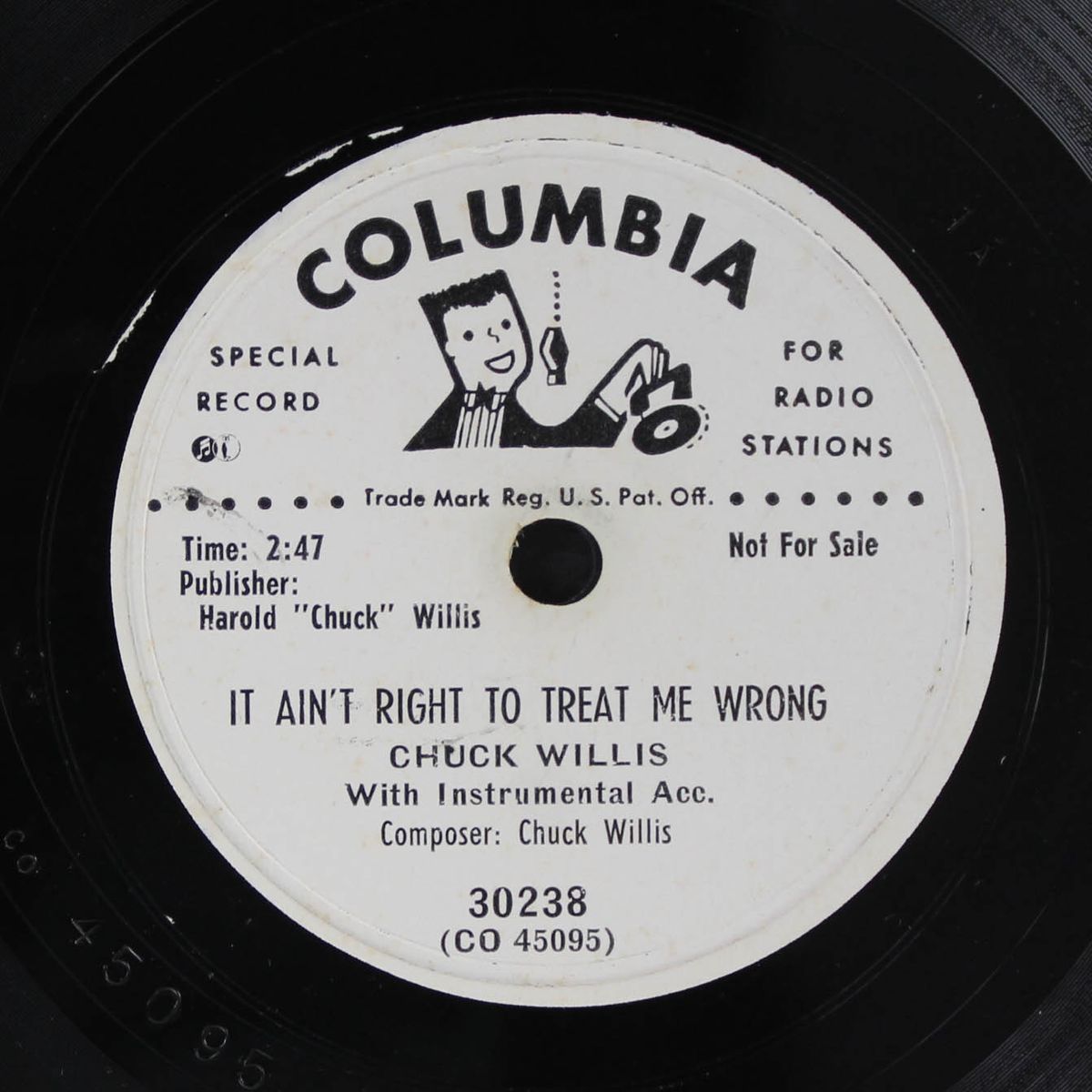 it ain't right to treat me wrong / can't you see by CHUCK WILLIS