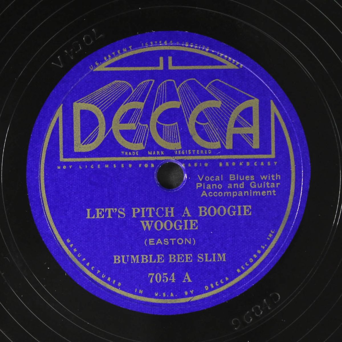 let's pitch a boogie woogie / farewell mistreater blues by BUMBLE BEE SLIM