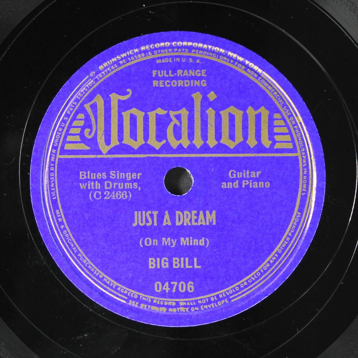 baby i done got wise / just a dream by BIG BILL
