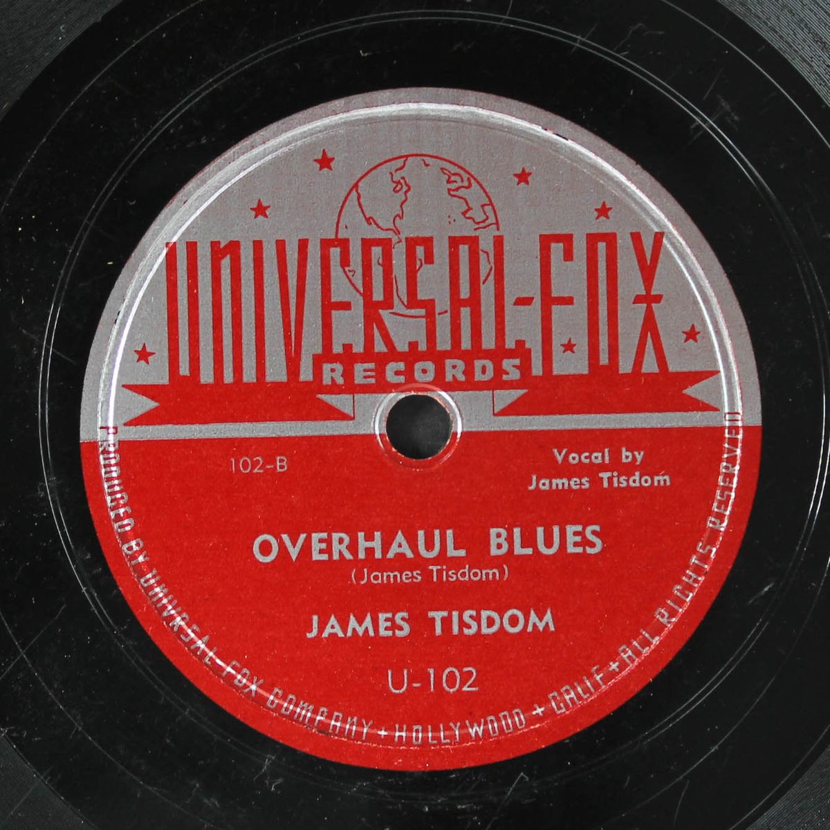 i feel so good / overhaul blues by JAMES TISDOM