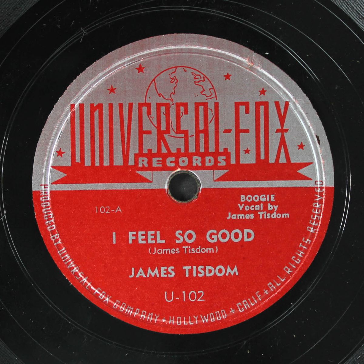 i feel so good / overhaul blues by JAMES TISDOM