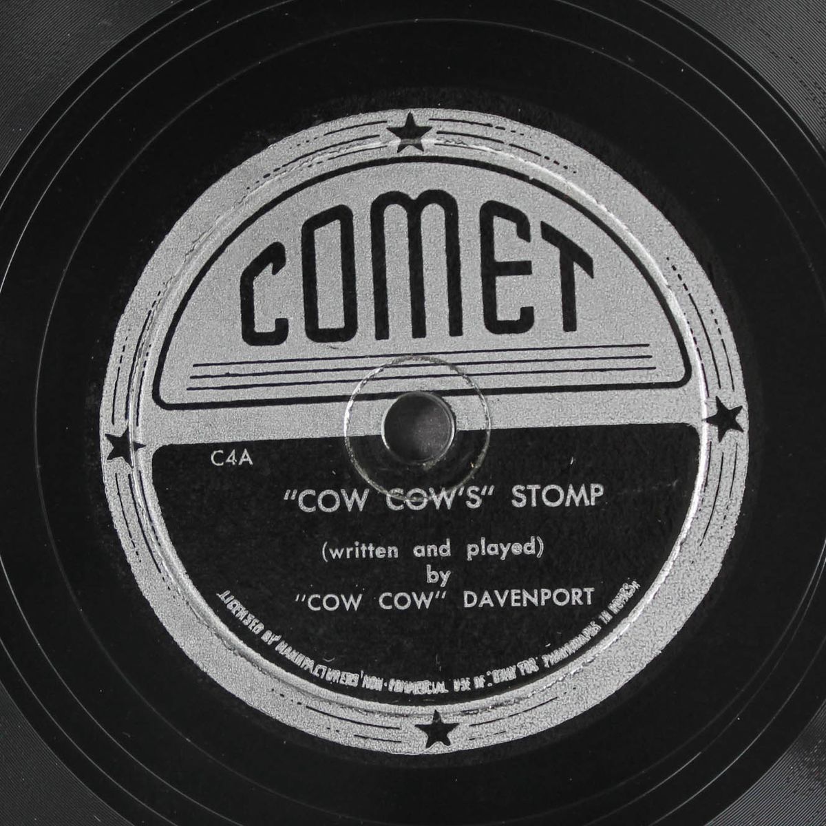 cow cow's stomp / gin mill stomp by COW COW DAVENPORT