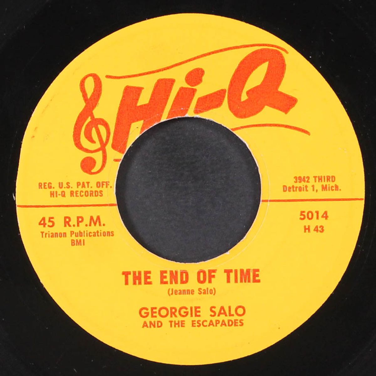 i'll love you for always / the end of time by GEORGE SALO & ESCAPADES
