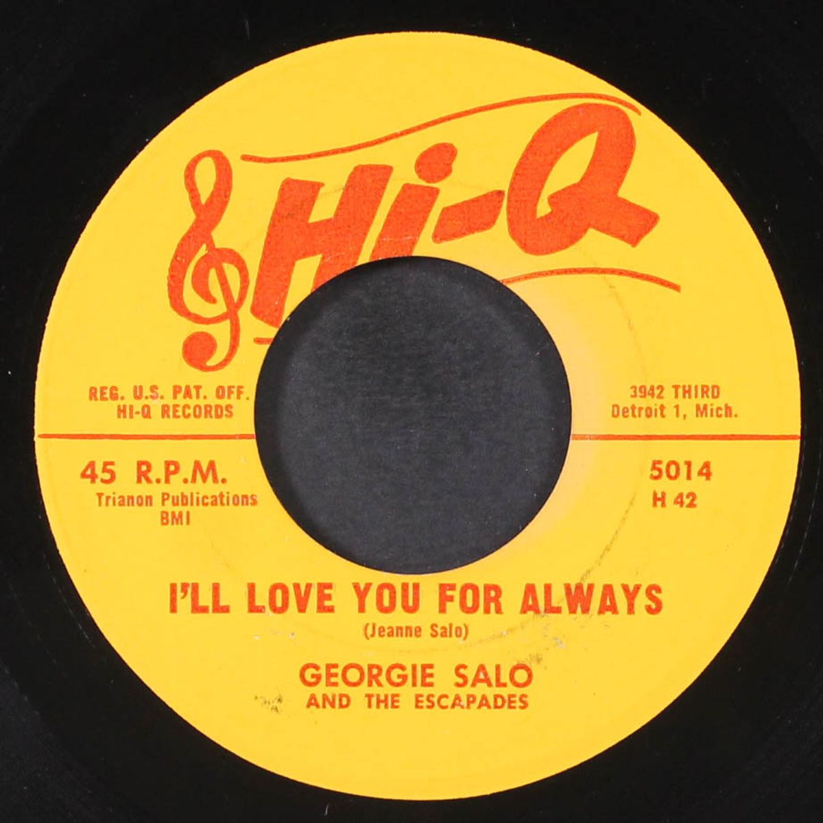 i'll love you for always / the end of time by GEORGE SALO & ESCAPADES