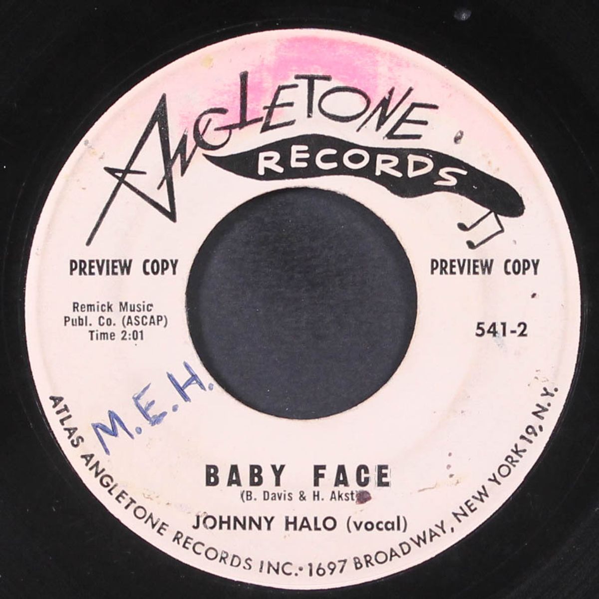 it hurts me / baby face by JOHNNY HALO