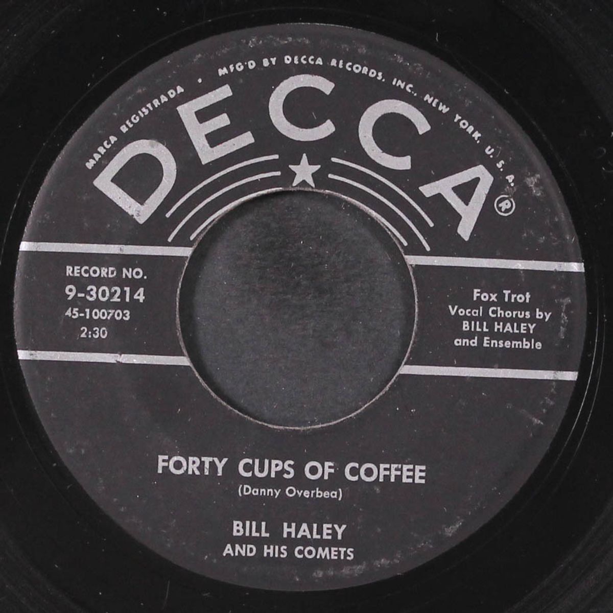 forty cups of coffee / hook, line and sinker by BILL HALEY