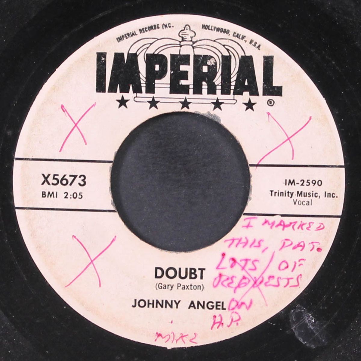 doubt / falling teardrops by JOHNNY ANGEL