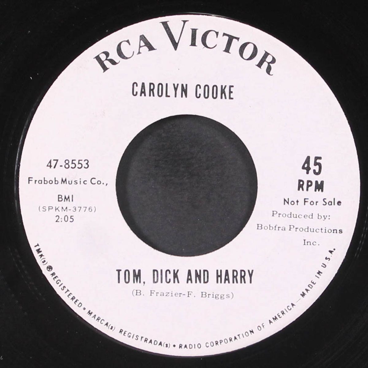 i don't mind / tom, dick and harry by CAROLYN COOKE