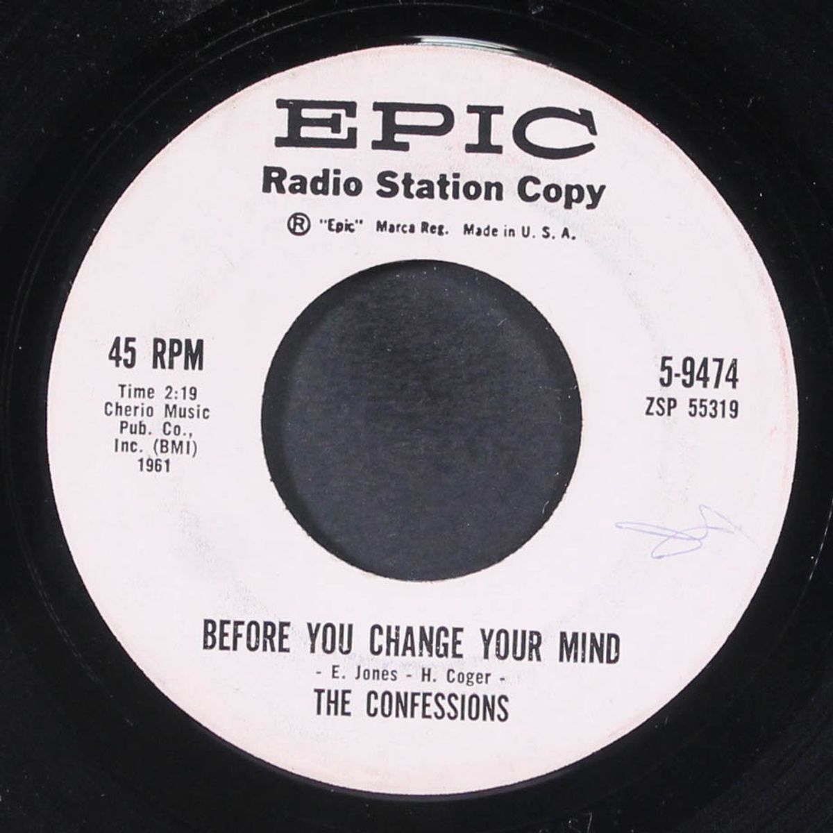 before you change your mind / be bop baby by CONFESSIONS