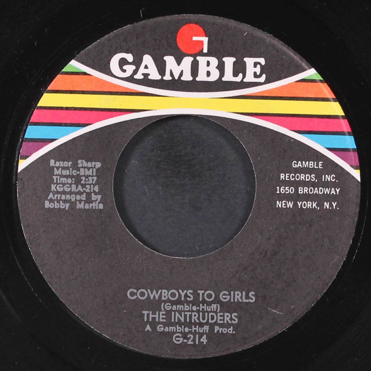 cowboys to girls / turn the hands of time by INTRUDERS