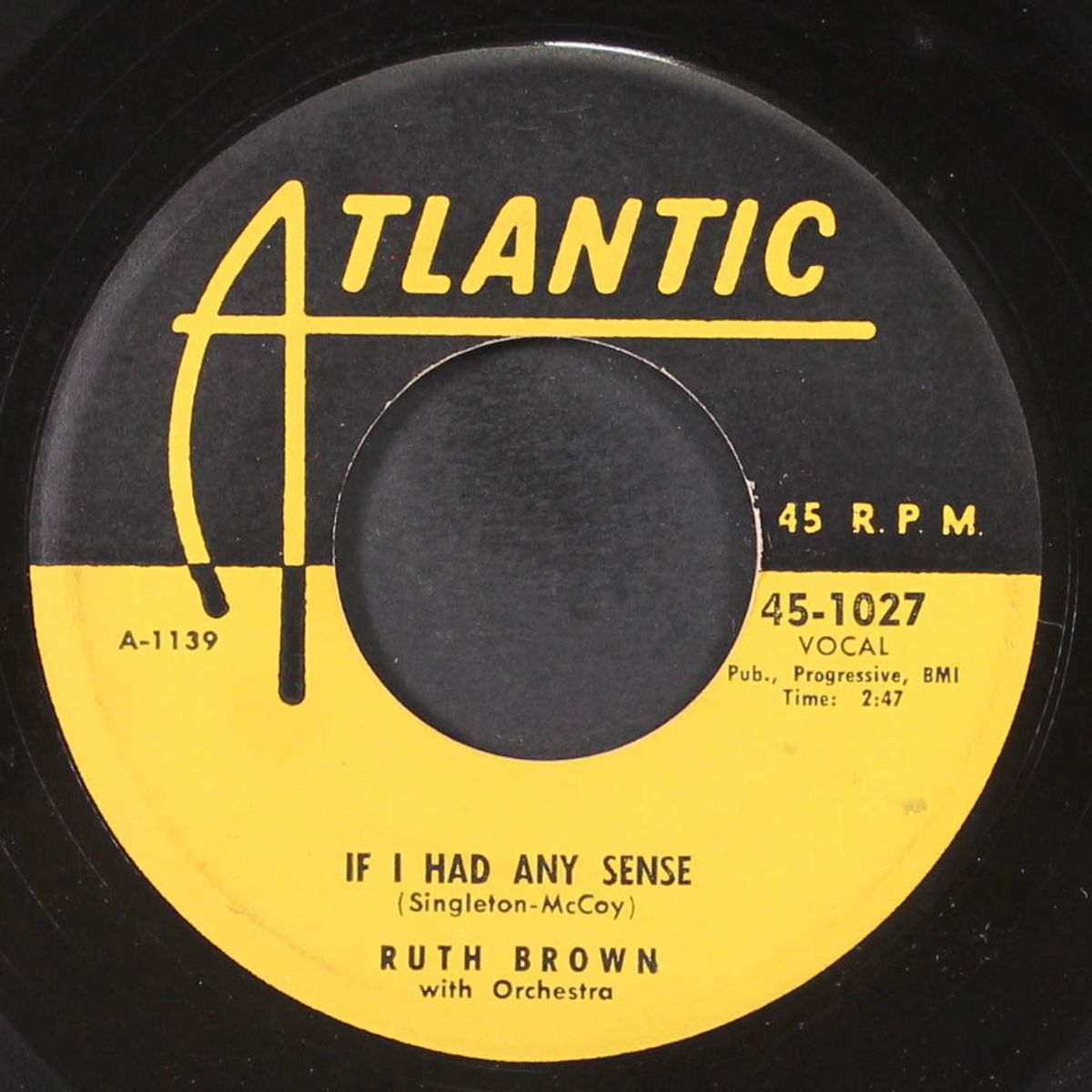 if i had any sense / hello little boy by RUTH BROWN