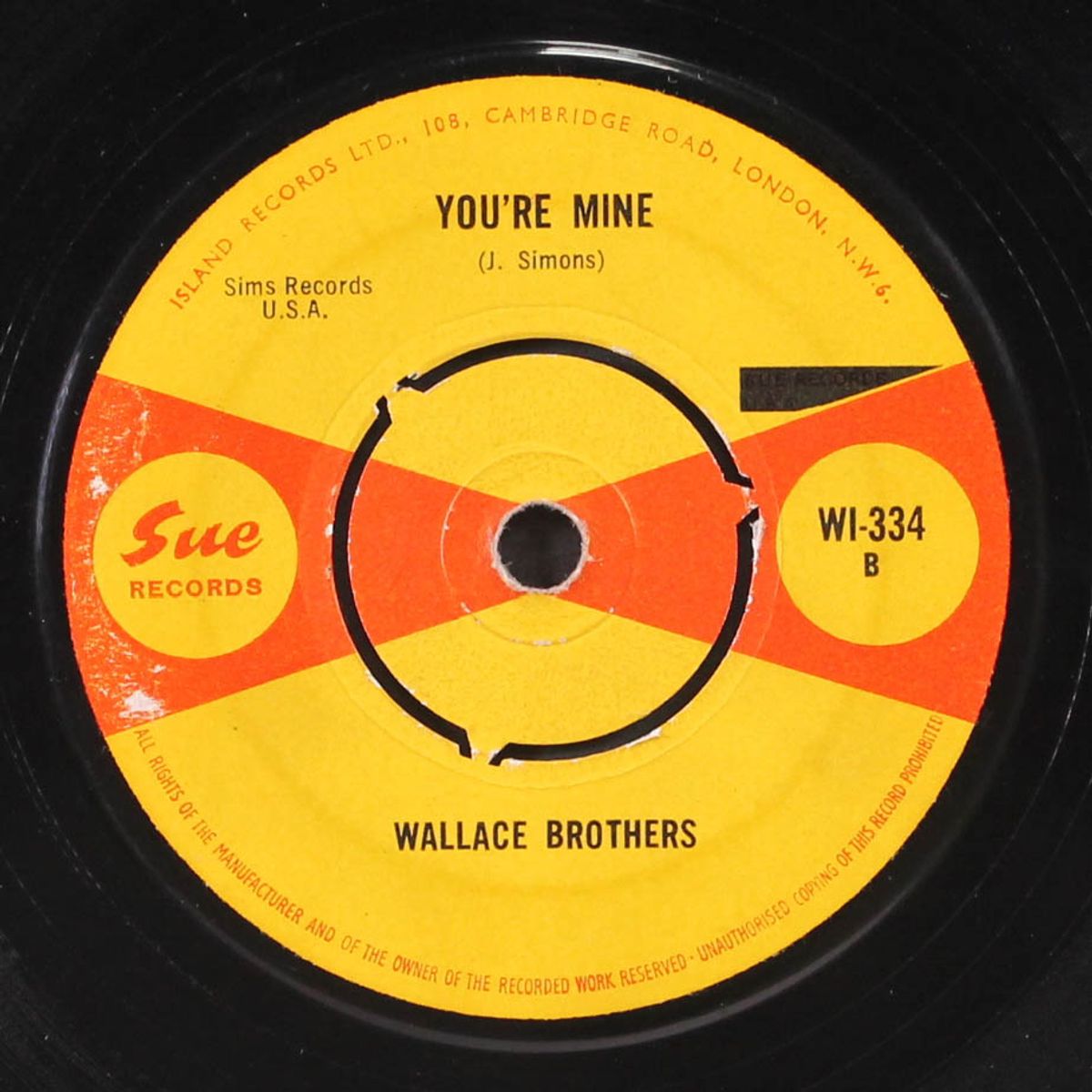 precious words / you're mine by WALLACE BROTHERS