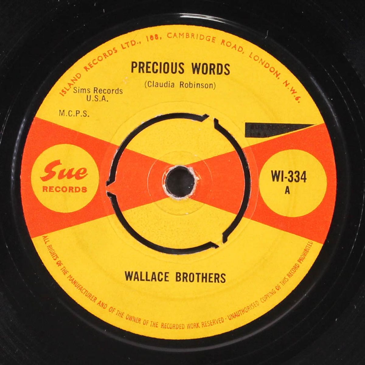 precious words / you're mine by WALLACE BROTHERS