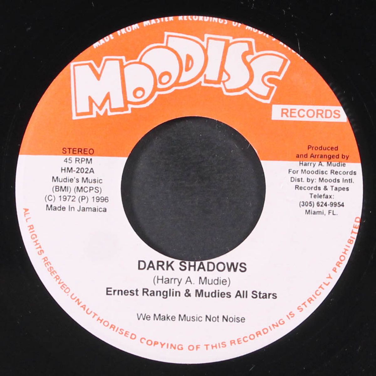 dark shadows / serious business by ERNEST RANGLIN