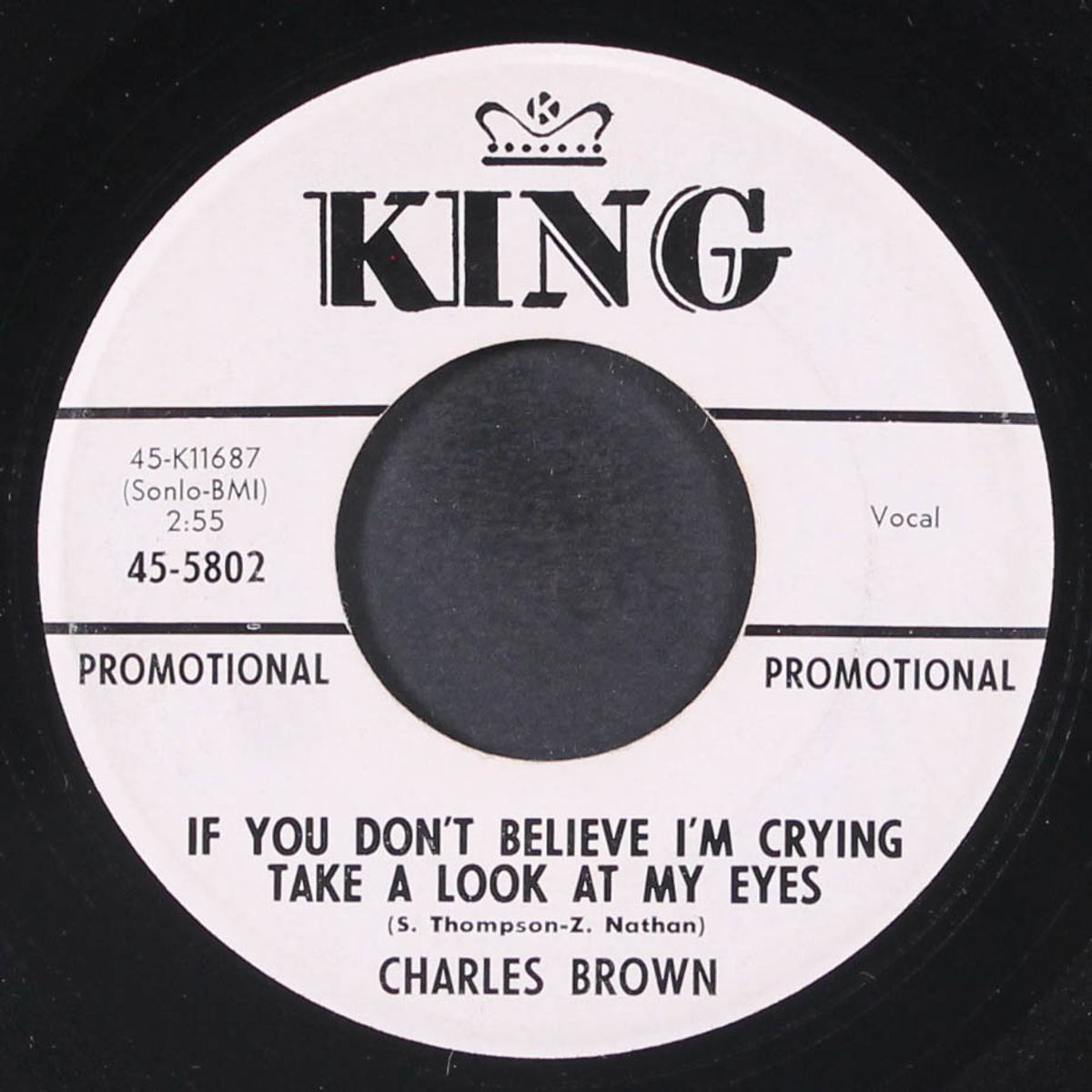 if you don't believe i'm crying by CHARLES BROWN