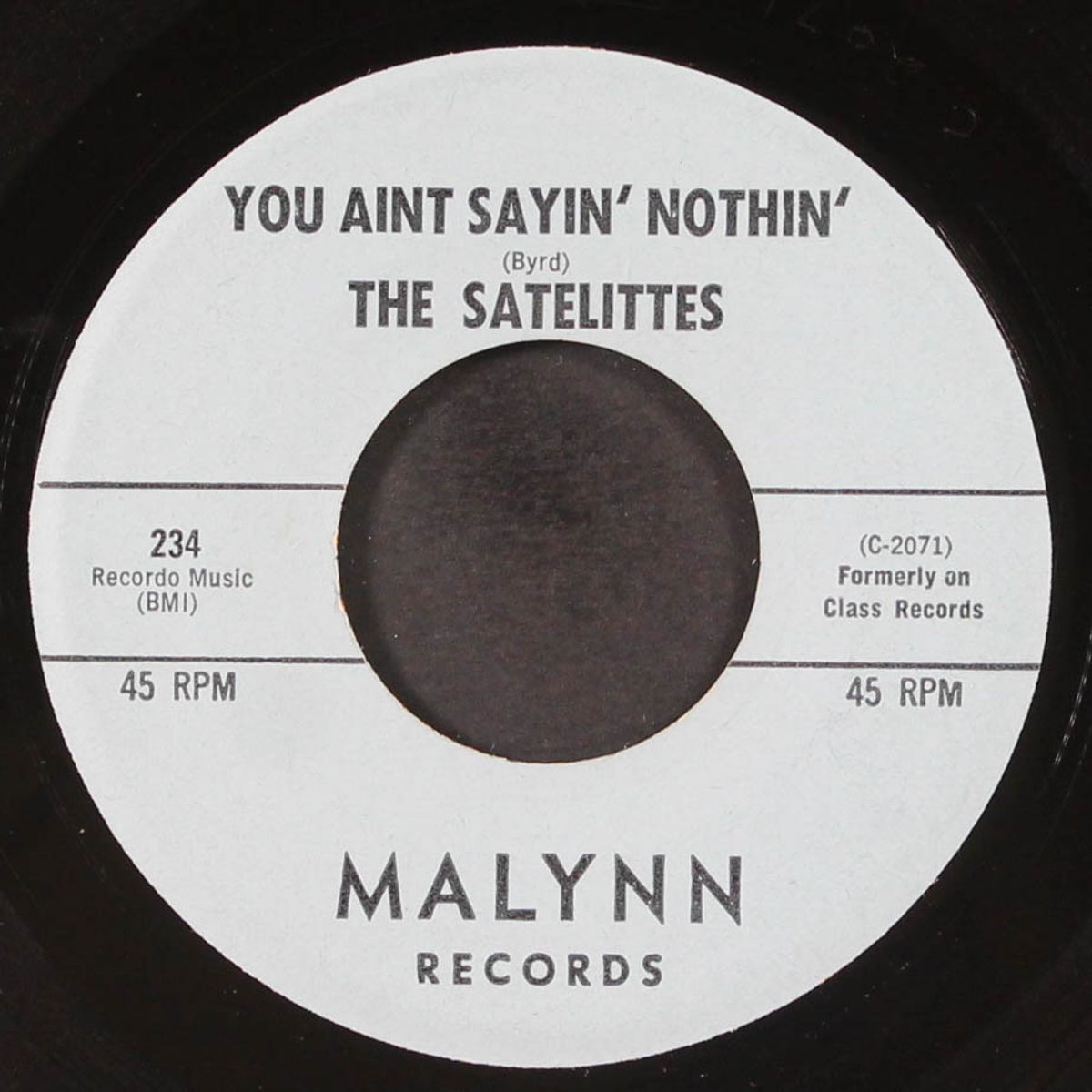 heavenly angel / you ain't sayin' nothin' by SATELLITES